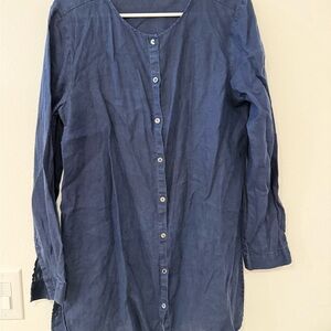 Eileen Fisher Navy Top